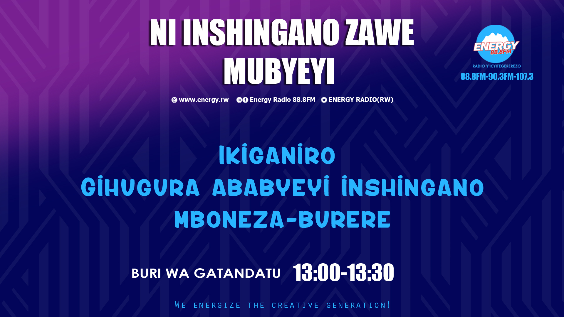 NI INSHINGANO ZAWE MUBYEYI
